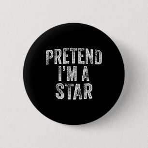 I'm A Star Costume Family Lazy Halloween Party Sta 6 Cm Round Badge