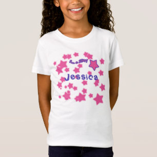 I'm a Star! Pink and Purple Starry Name shirt