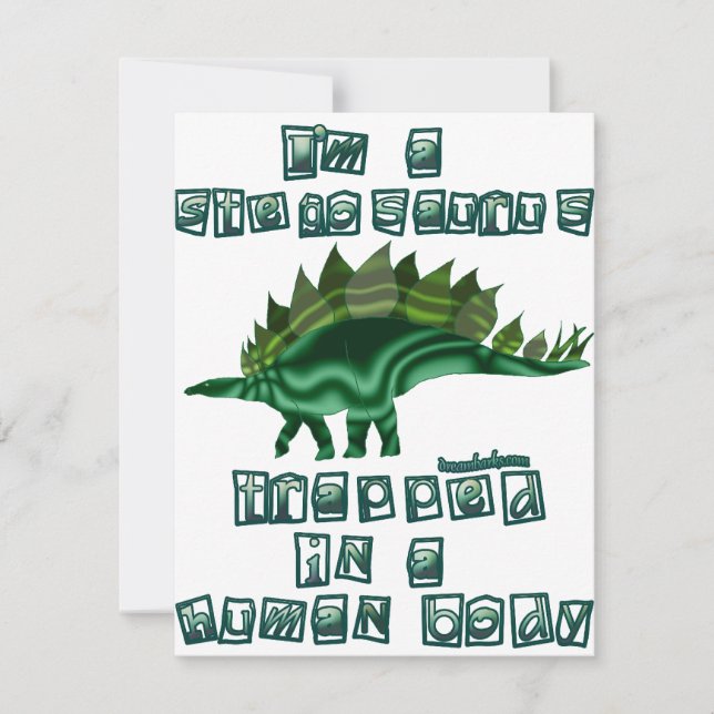 I'm a Stegosaurus (Front)