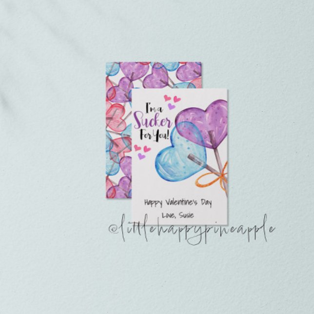 I'm a sucker for you Valentine Card (Creator Uploaded)