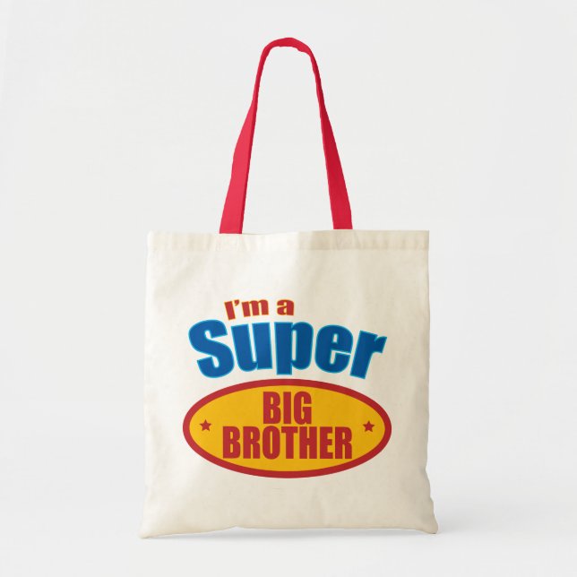 I'm a Super Big Brother Tote Bag (Front)