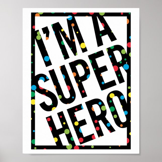 I'M A SUPERHERO  POSTER (Front)