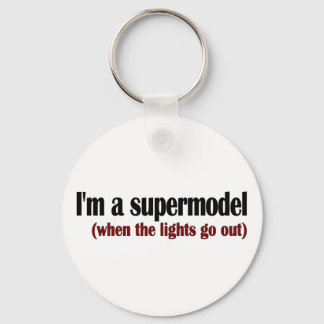 I'M A Supermodel Key Ring