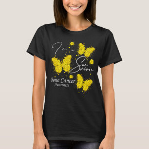 I'm A Survivor Bone Cancer Awareness Butterfly T-Shirt