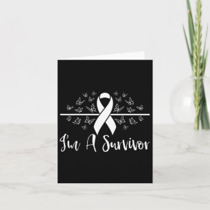 I'm A Survivor Breast Cancer Awareness Women  Card