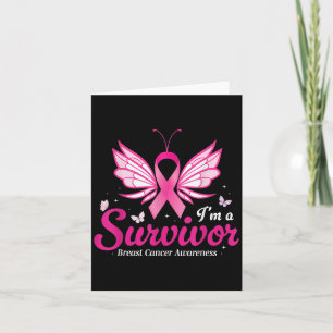 Im A Survivor Breast Cancer Awareness Women Card