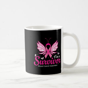 Im A Survivor Breast Cancer Awareness Women  Coffee Mug