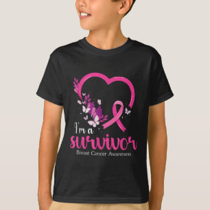 Im A Survivor Breast Cancer Awareness Women  T-Shirt