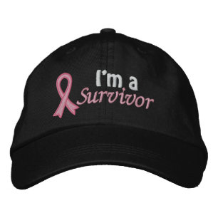 I'm a Survivor - Breast Cancer Embroidered Hat