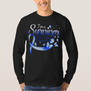 I'm A Survivor Child Abuse Awareness Butterfly Rib T-Shirt
