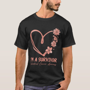 Im A Survivor. Endometrial Cancer Awareness  T-Shirt