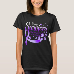 I'm A Survivor Fibromyalgia Awareness Butterfly 1  T-Shirt