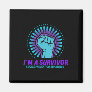 I'm a Survivor Suicide Prevention Awareness Magnet