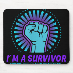 Im A Survivor Suicide Prevention Awareness Mouse Pad