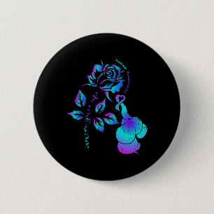 I'm A Survivor Suicide Prevention Awareness Ribbon 6 Cm Round Badge