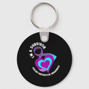 I'm A Survivor Support Suicide Prevention Awarenes Key Ring