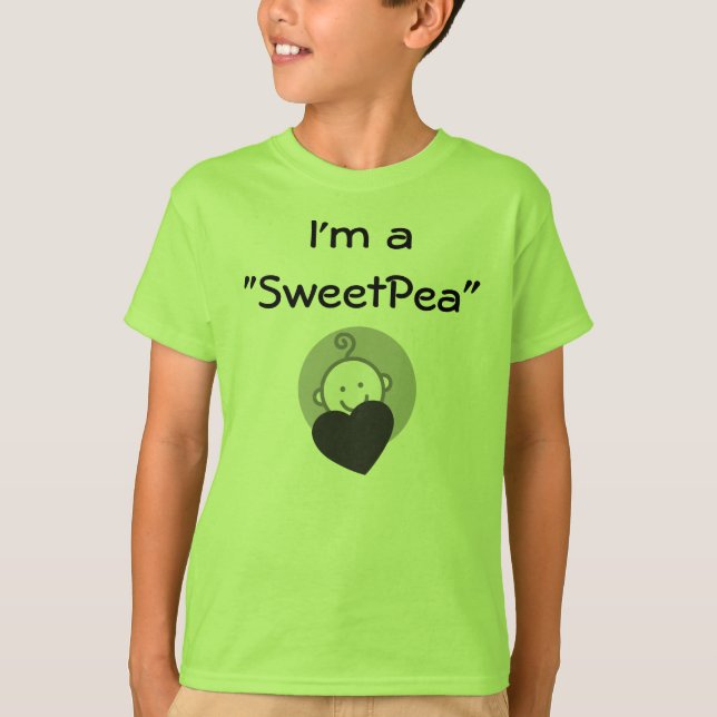 I'm a "SweetPea" LIME T-Shirt (Front)