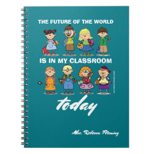 I'm a Teacher. School Kids Custom Name Notebook