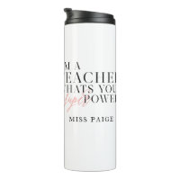 I'm a teacher, whats your super power? gift