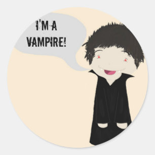 I'm a vampire! - sticker