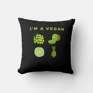 I'm a Vegan-food World Vegetarian Day Cushion