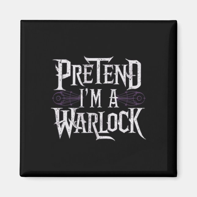I'm A Warlock  Magnet (Front)