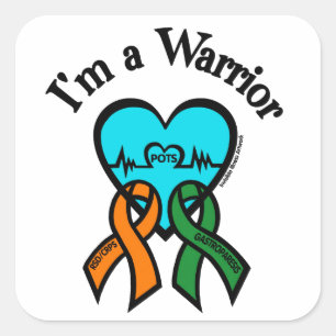 I'm a Warrior/Gabby Square Sticker