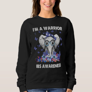 Im A Warrior Irritable Bowel Syndrome Awareness Sweatshirt