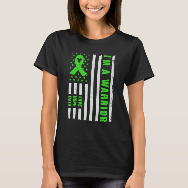 I'm A Warrior Lymphoma Awareness T-Shirt (Front)