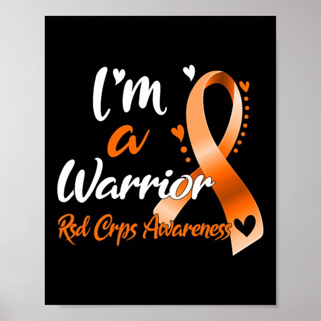I'm A Warrior Rsd Crps Awareness  Poster (Front)
