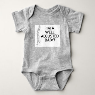 I'm a well adjusted baby chiropractic chiro bodysuit