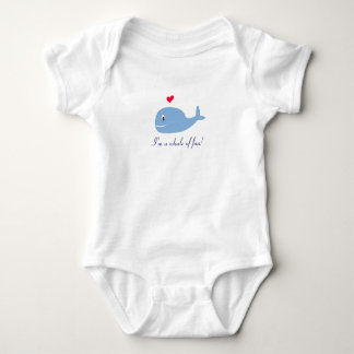 I'm a whale of fun! baby bodysuit