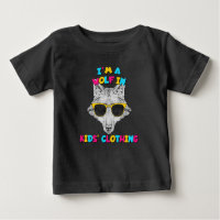 I'm A Wolf In Kids' Clothing Colourful Text