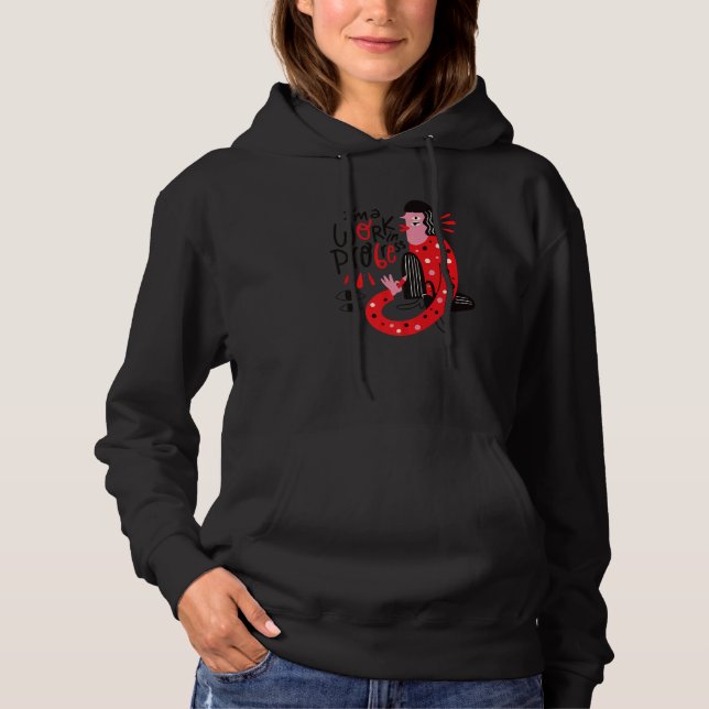 I'm A Working Progress Abstract Hoodie (Front)