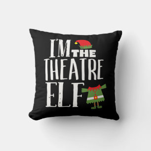 Im Actres Elf Matching Acting Crew Fun Christmas Cushion