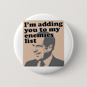 I'm Adding You To My Enemies List 6 Cm Round Badge