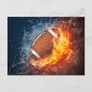 I'M ALL ABOUT FOOTBALL POSTCARD