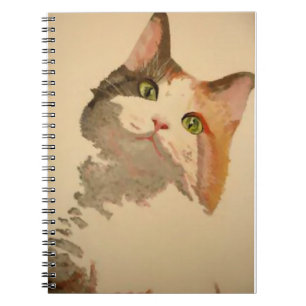 I'm All Ears: Calico Cat Portrait Notebook