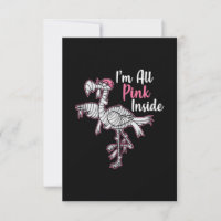 Im All Pink Inside Funny Halloween Flamingo Gift