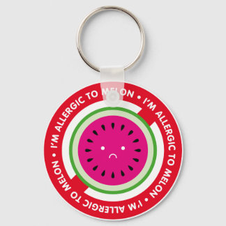 I'm allergic to melon! Melon allergy Key Ring