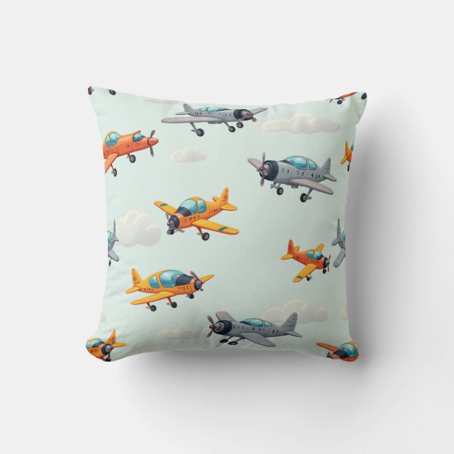 I'm an airplane pilot ! cushion (Front)