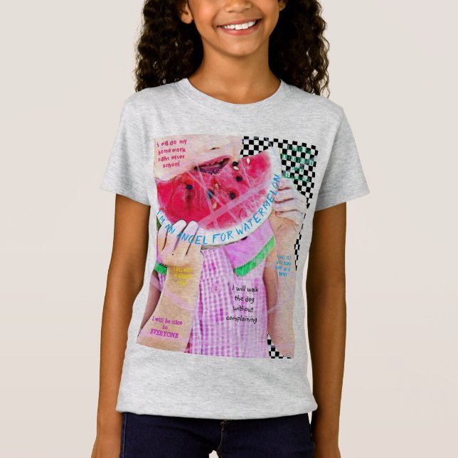 I'm An Angel For Watermelon - HAMbWG T-Shirt (Front)