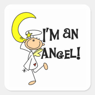I'm an Angel T-shirts and Gifts Square Sticker