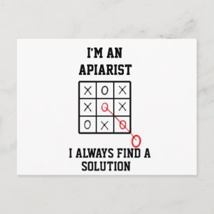 Im An Apiarist I Always Find A Solution Postcard
