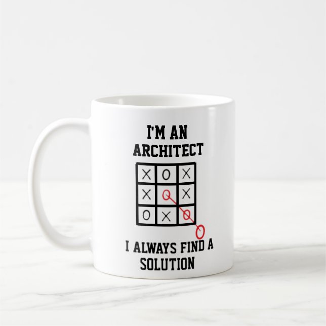 Im An Architect I Always Find A Solution Mug (Left)