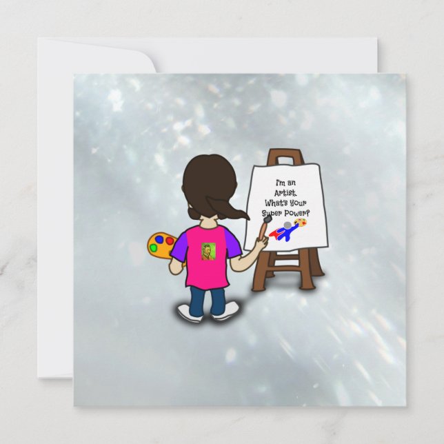 I'm an artist, Thinking of You, Card (Front)