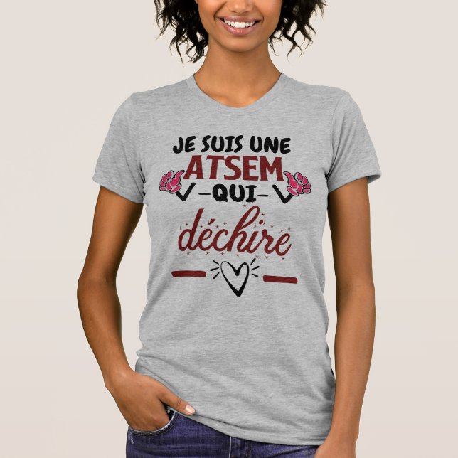 I'm an awesome school aide T-Shirt (Front)
