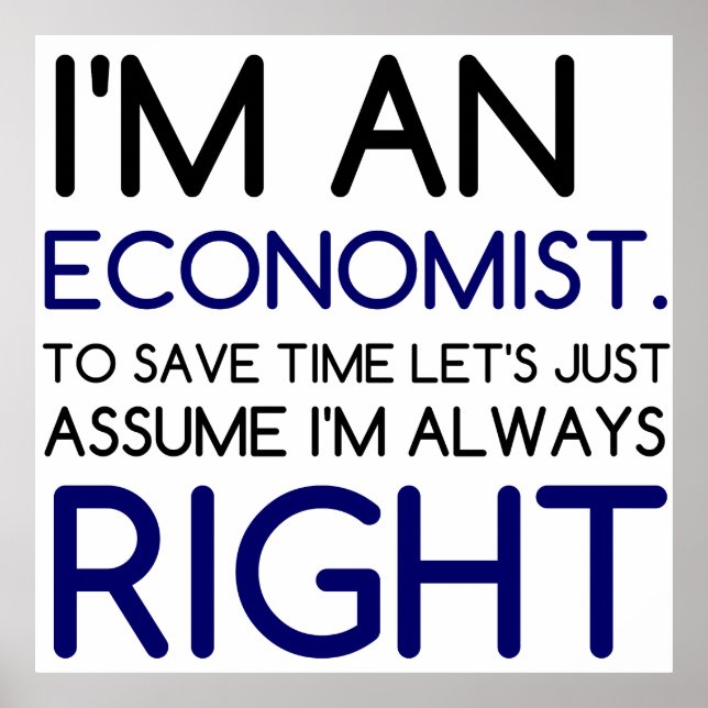I'M AN ECONOMIST POSTER (Front)