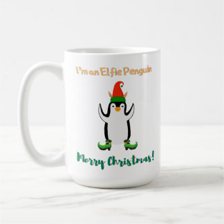 I'm an Elfie Penguin Christmas Sweatshirt Coffee Mug
