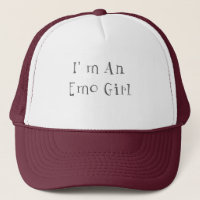 I'm An Emo Girl Trucker Hat